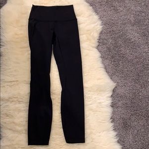 Lululemon black tights 25”